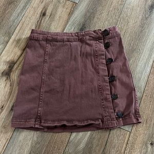 Maroon Skirt